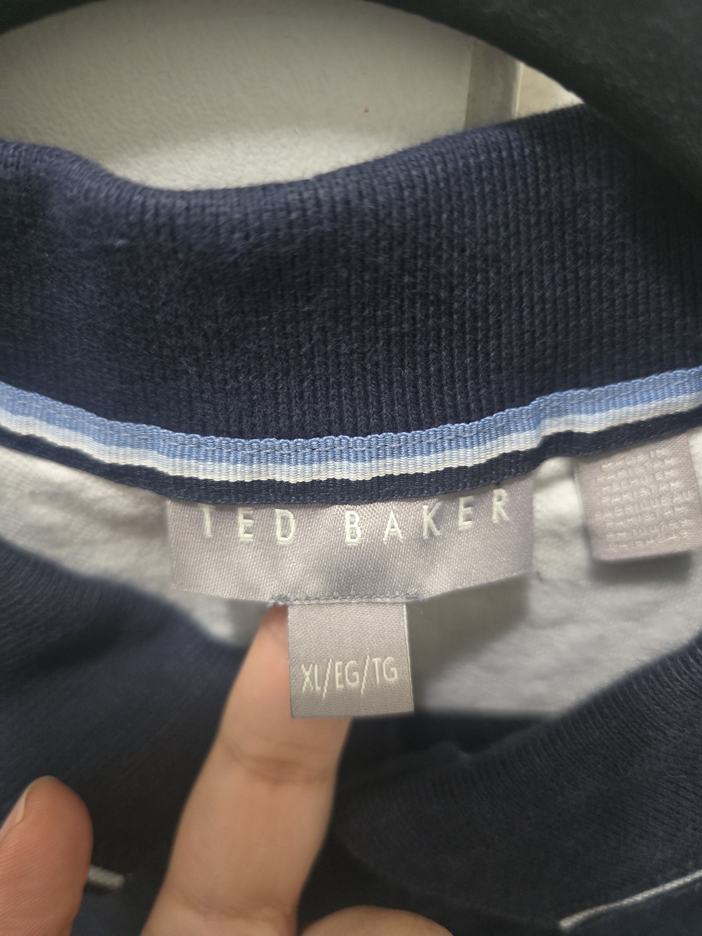 Ted Baker London Diamond Textured Polo Shirt - Picture 2 of 9